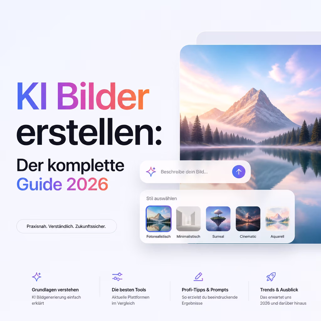 KI Bilder erstellen: Der komplette Guide 2026